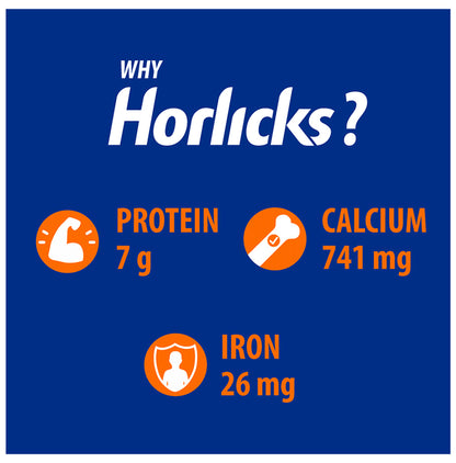 Horlicks Nutrition Drink with Vitamin C, D & Zinc | For Bones & Metabolism | Flavour Chocolate Delight