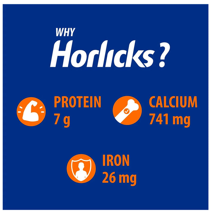 Horlicks Nutrition Drink with Vitamin C, D & Zinc | For Bones & Metabolism | Flavour Chocolate Delight