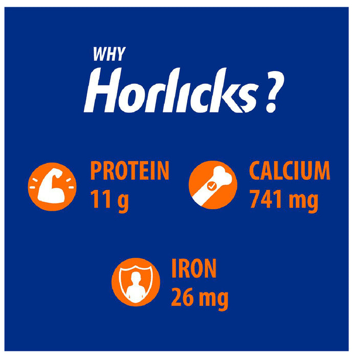 Horlicks Nutrition Drink with Vitamin C, D & Zinc | For Bones & Metabolism | Flavour Classic Malt