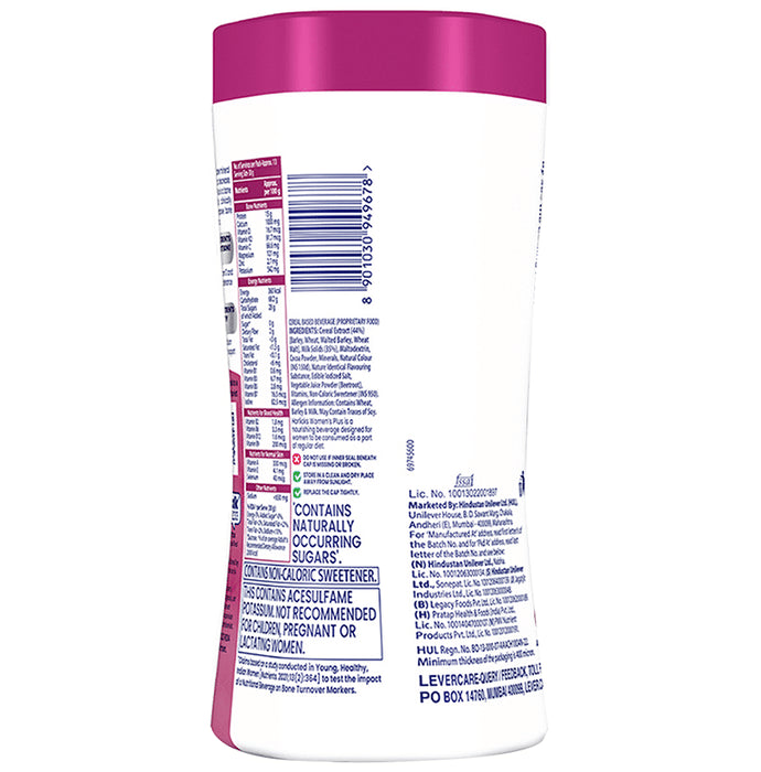 Horlicks Women's Plus with Calcium, Vitamin D & K2 for Strong Bones Chocolate