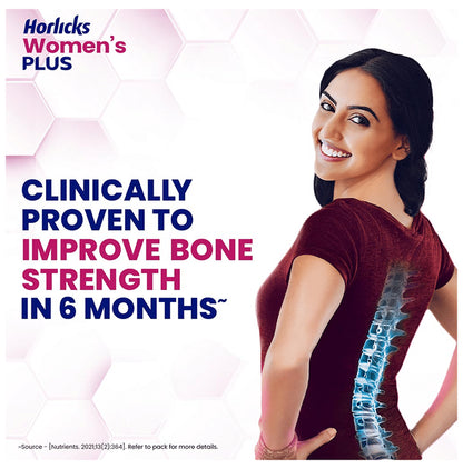 Horlicks Women's Plus with Calcium, Vitamin D & K2 for Strong Bones Chocolate