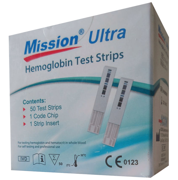 Mission Ultra Hemoglobin Test Strip - Classic Derma