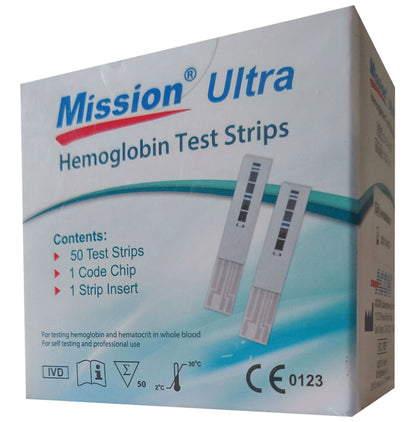 Mission Ultra Hemoglobin Test Strip - Classic Derma