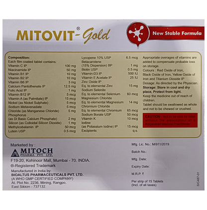 Mitovit Gold Tablet