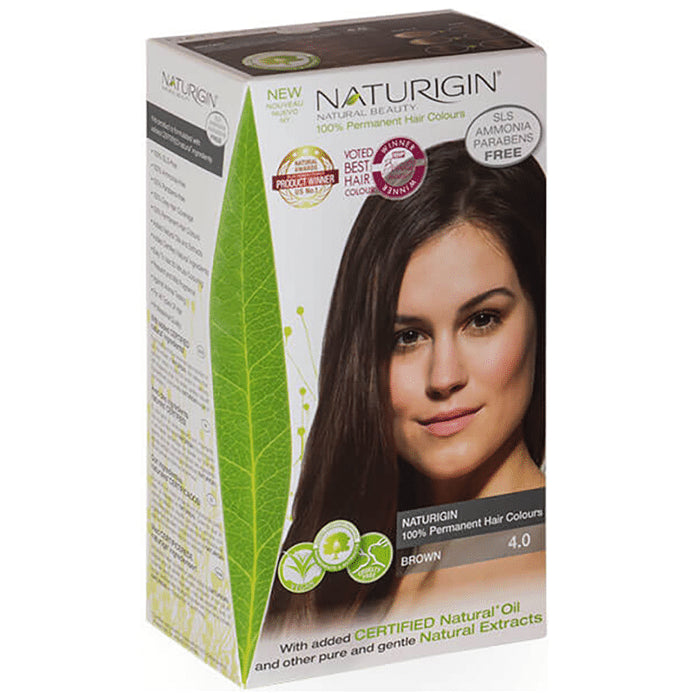 Naturigin Permanent Hair Colour Brown - Classic Derma