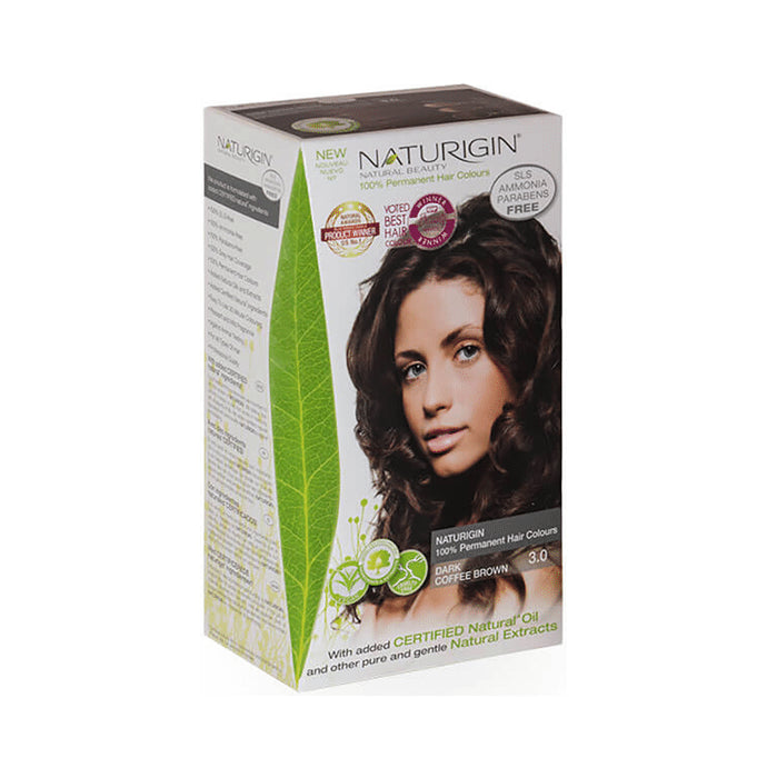 Naturigin Permanent Hair Colour Dark Coffee Brown - Classic Derma