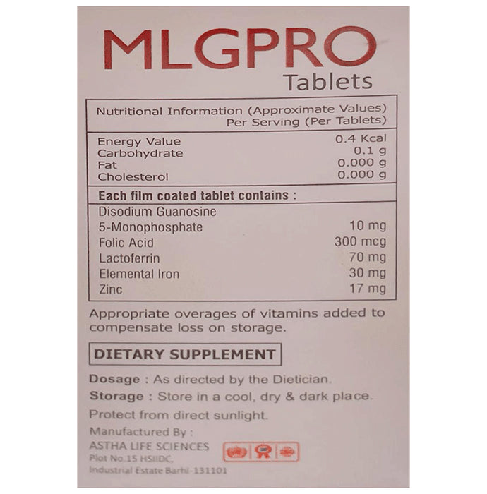 Mlgpro Tablet (15 Each)