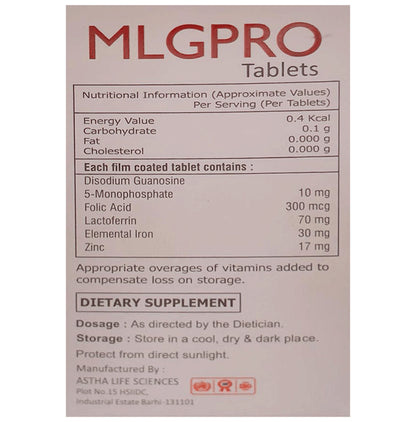 Mlgpro Tablet (15 Each)