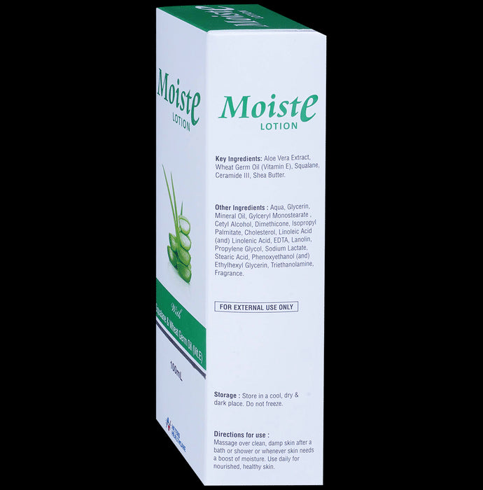 Moiste Lotion with Squalane & Wheat Germ Oil (Vitamin E)