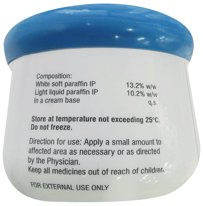 Moisturex White Soft Paraffin & Light Liquid Paraffin Cream | Paraben Free | Derma Care | Face Care Product for Extreme Dryness