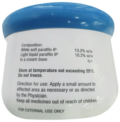 Moisturex White Soft Paraffin & Light Liquid Paraffin Cream | Paraben Free | Derma Care | Face Care Product for Extreme Dryness