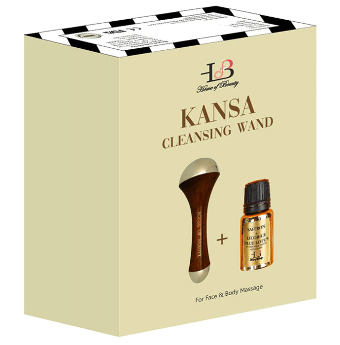 House of Beauty Kansa Cleansing Wand - Classic Derma
