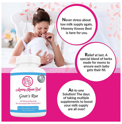 Mommy Knows Best Goat's Rue Vegetarian Capsule