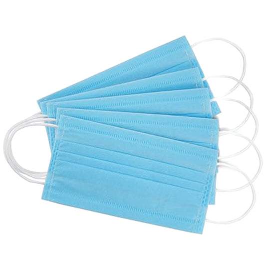 Amkay Disposable Non-Woven Face Mask | 3 Layered Fabric for Men & Women | - Classic Derma