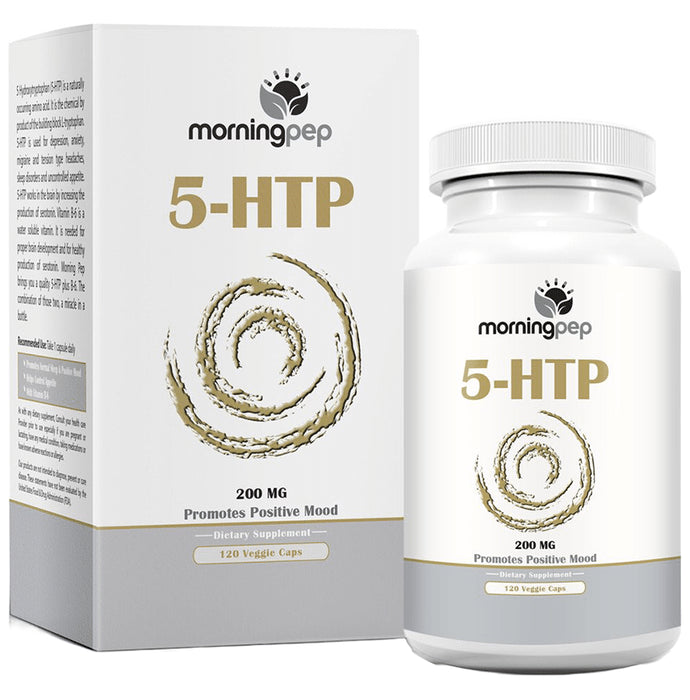 Morning Pep 5-HTP Veggie Cap - Classic Derma