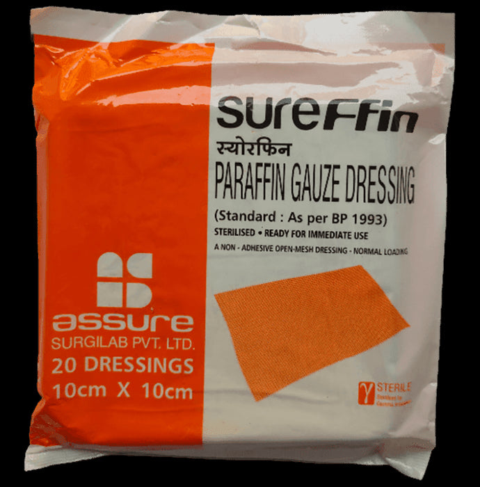 Sureffin Paraffin Gauze Dressing (20 Each) - Classic Derma