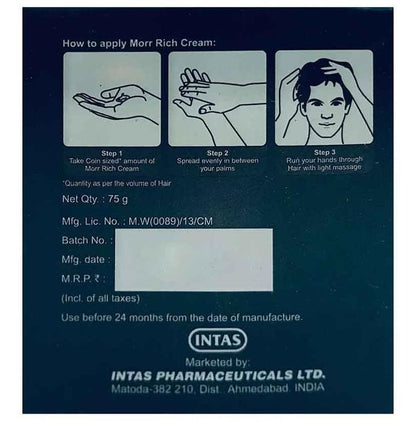 Morr Rich Hair Nourishing Cream for Dry & Damaged Hair