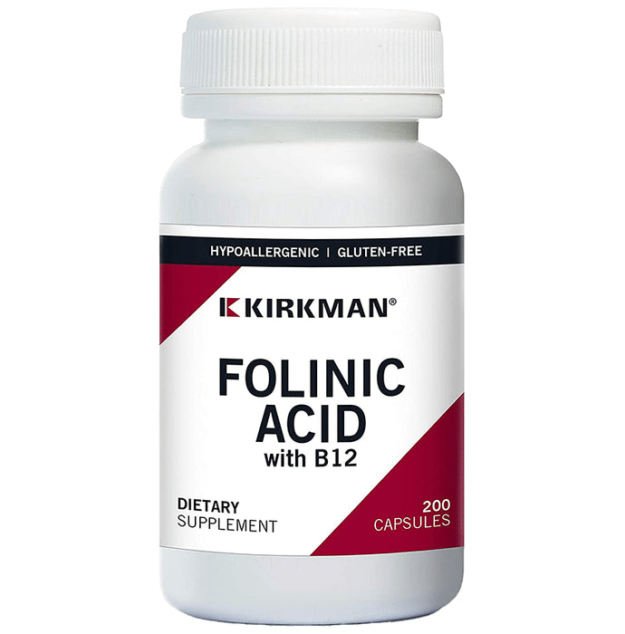 Kirkman Folinic Acid With B-12 Capsule - Classic Derma