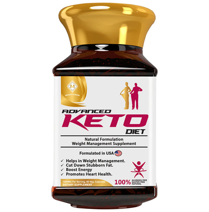 Mountainor Advanced Keto Diet Weight Management Supplement Veg Capsule - Classic Derma