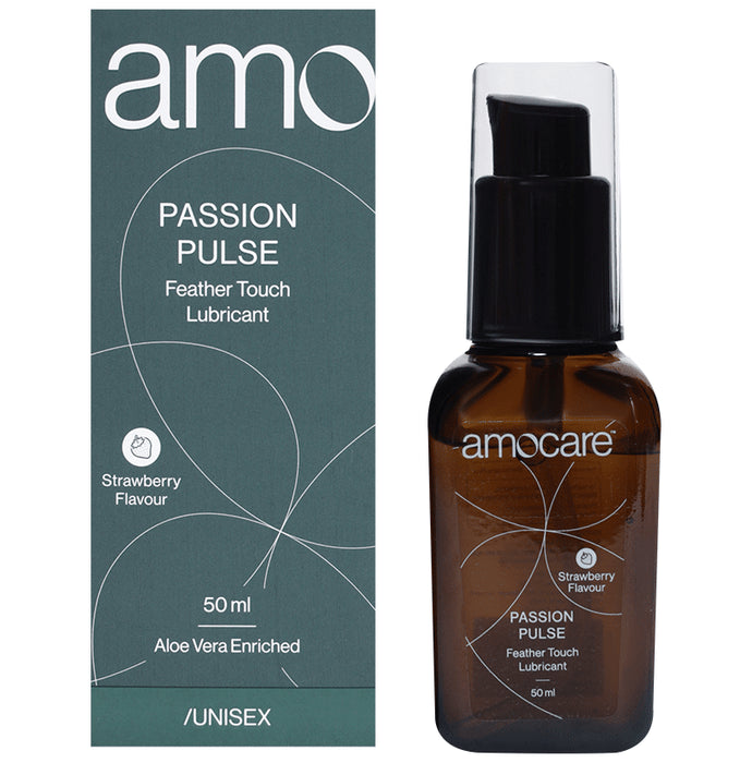 Amocare Passion Pulse Feather Touch Lubricant Strawberry - Classic Derma