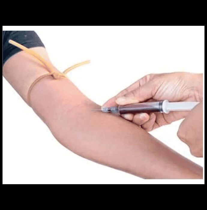 Mowell Latex Tube Tourniquet Band Rubber for Blood Sample Yellow 18 Inch