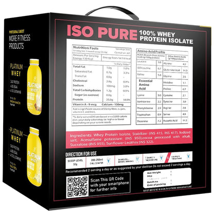 MP Muscle Performance 100% Whey Isolate Look Powder Mango