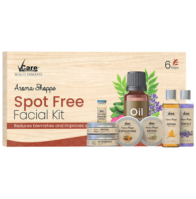 VCare Spot Free Facial Kit (150gm Each) - Classic Derma