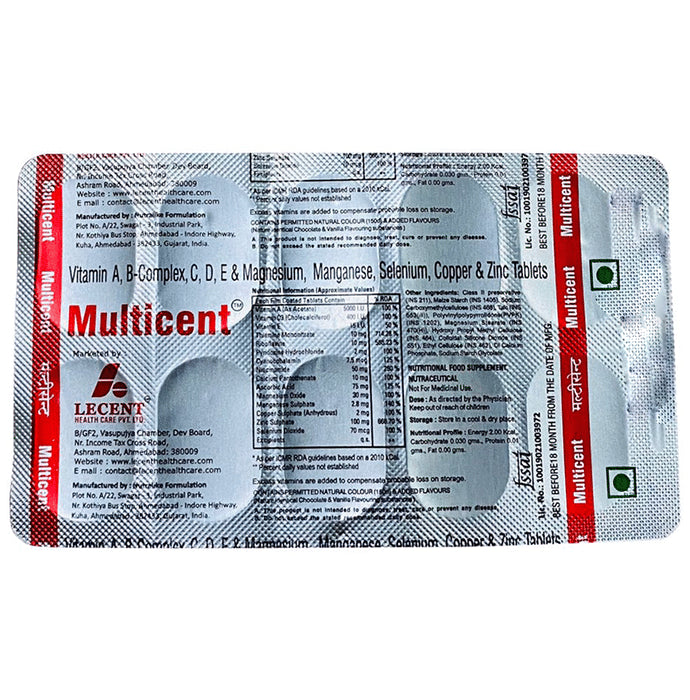 Multicent Tablet