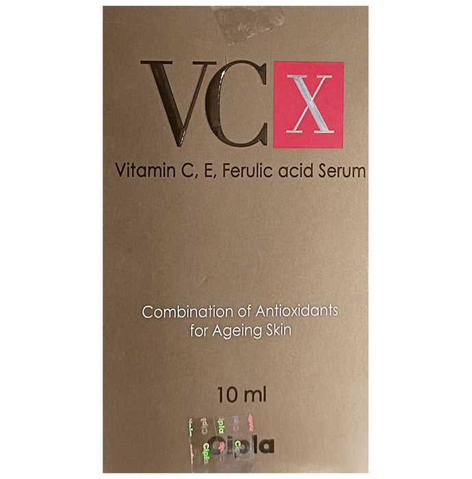 Vcx Vitamin C, E & Ferulic Acid Serum | Antioxidant Face Care Product for Ageing Skin, Dull Skin - Classic Derma