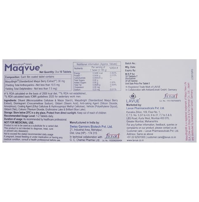 Maqvue Tablet