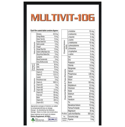 Multivit 10G Tablet