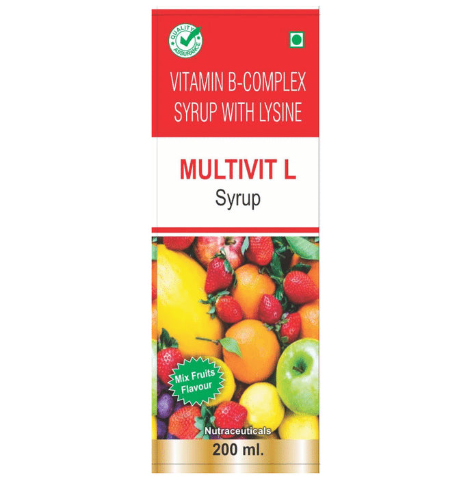 Multivit L Syrup Mix Fruit - Classic Derma