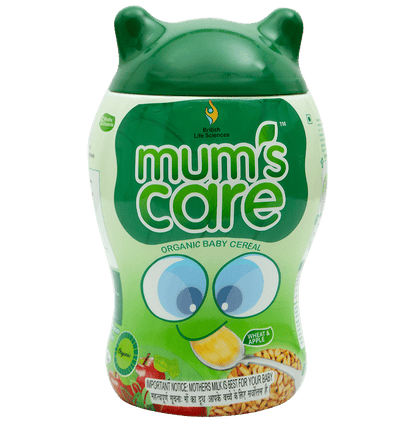 Mum's Care Organic Baby Cereal Wheat Apple