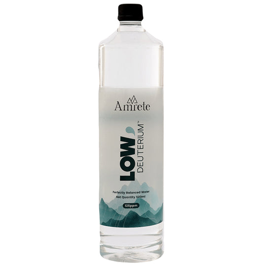 Amrete Low Deuterium Perfectly Balanced Water 125ppm (500ml Each) - Classic Derma