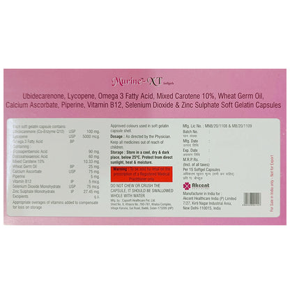 Murine-XT Soft Gelatin Capsule