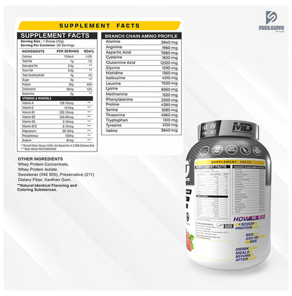 Muscle Dominator Sula 4 Super Whey Ultra Whey Protein Powder Chocolate