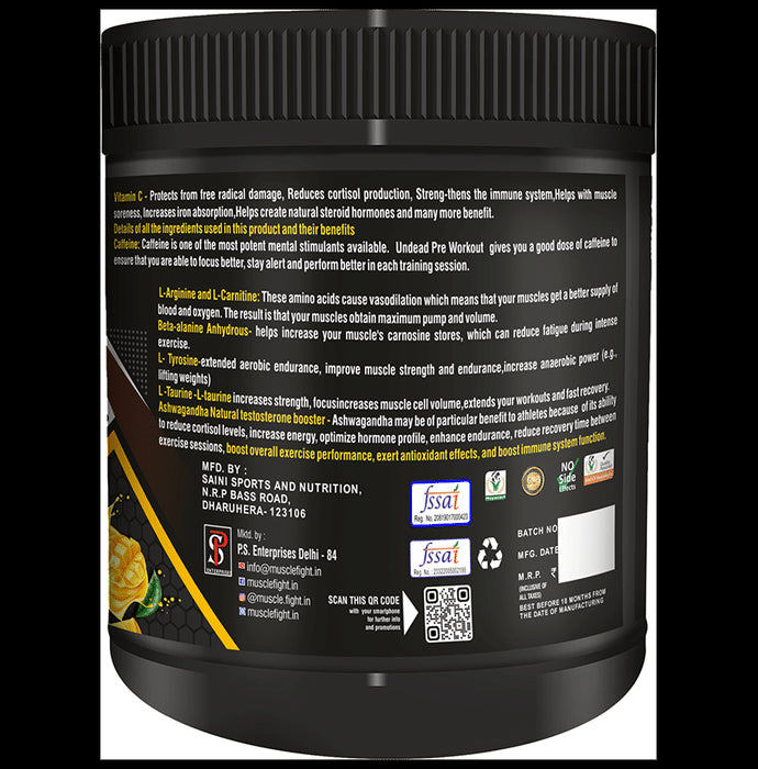 Muscle Fight Giant Pre Workout Mango