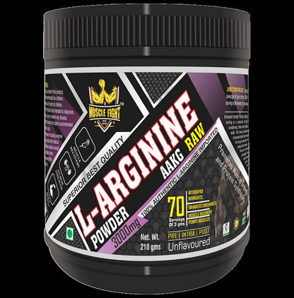 Muscle Fight L-Arginine Aakg Raw - Classic Derma