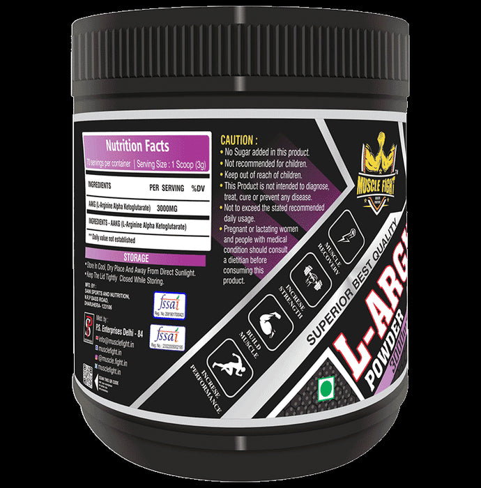 Muscle Fight L-Arginine Aakg Raw