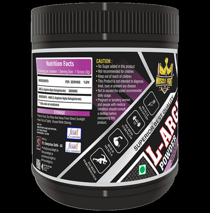 Muscle Fight L-Arginine Aakg Raw