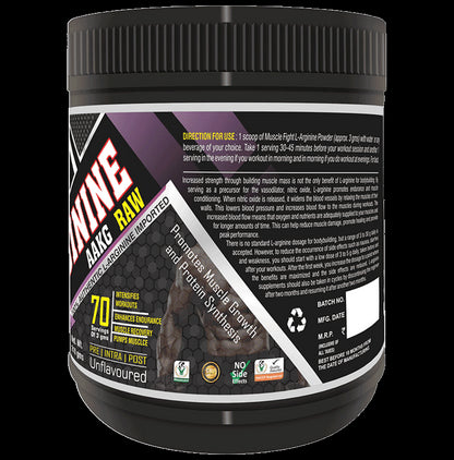 Muscle Fight L-Arginine Aakg Raw