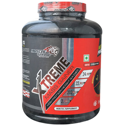 Muscle Garage Xtreme Mass Gainer Powder Chocolate Caramel - Classic Derma