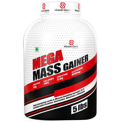 Muscle Gears Sports Nutrition Mega Mass Gainer - Classic Derma