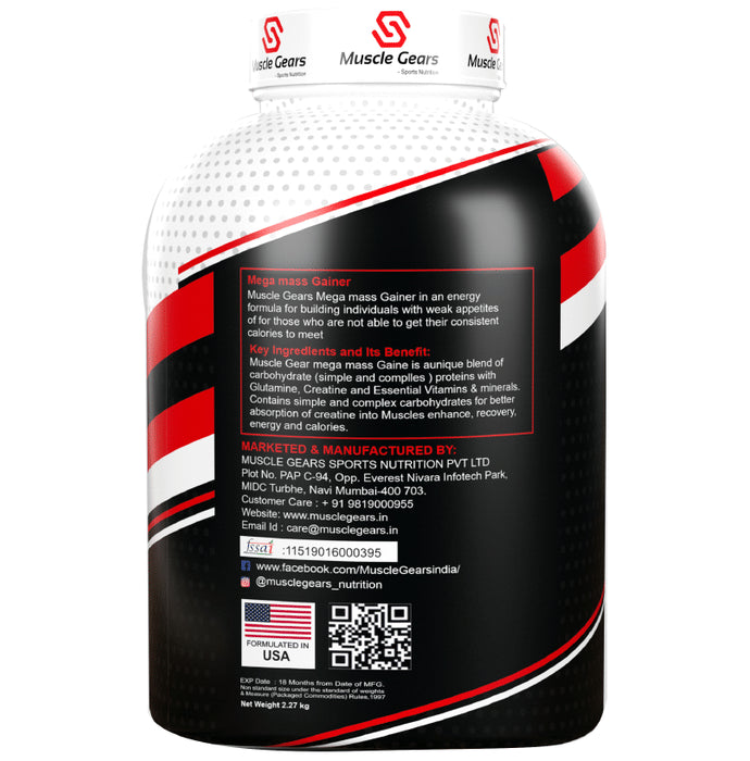 Muscle Gears Sports Nutrition Mega Mass Gainer