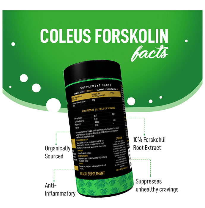 Muscle Monk Coleus Forskolin Capsule