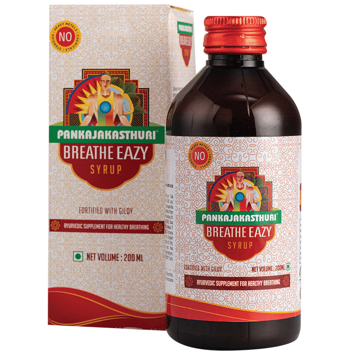 Pankajakasthuri Breathe Eazy Syrup | For Respiratory Care - Classic Derma