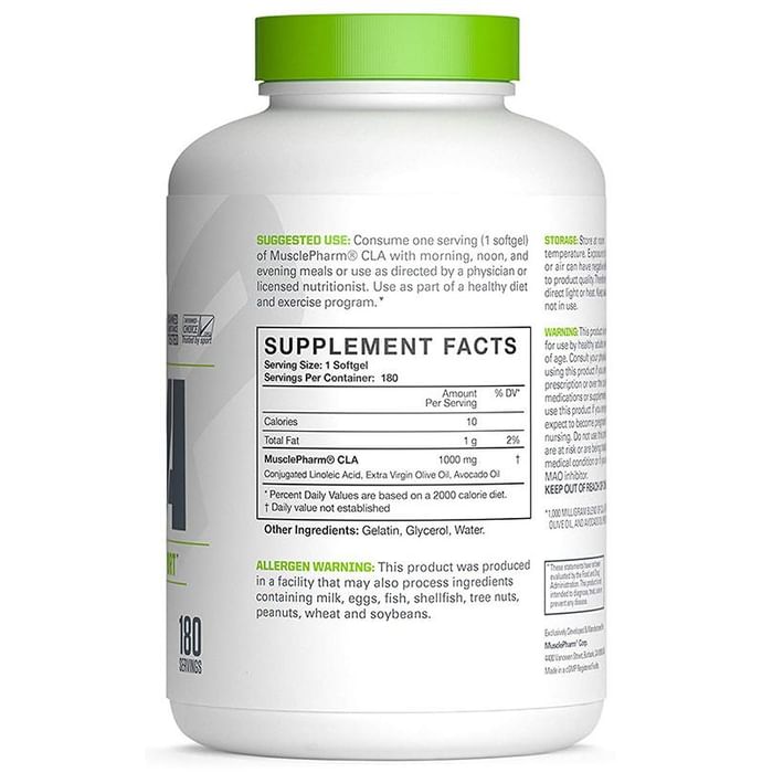 Muscle Pharm Essential CLA 1000mg Softgels