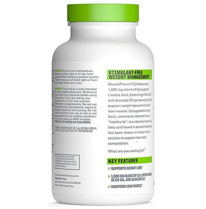 Muscle Pharm Essential CLA 1000mg Softgels