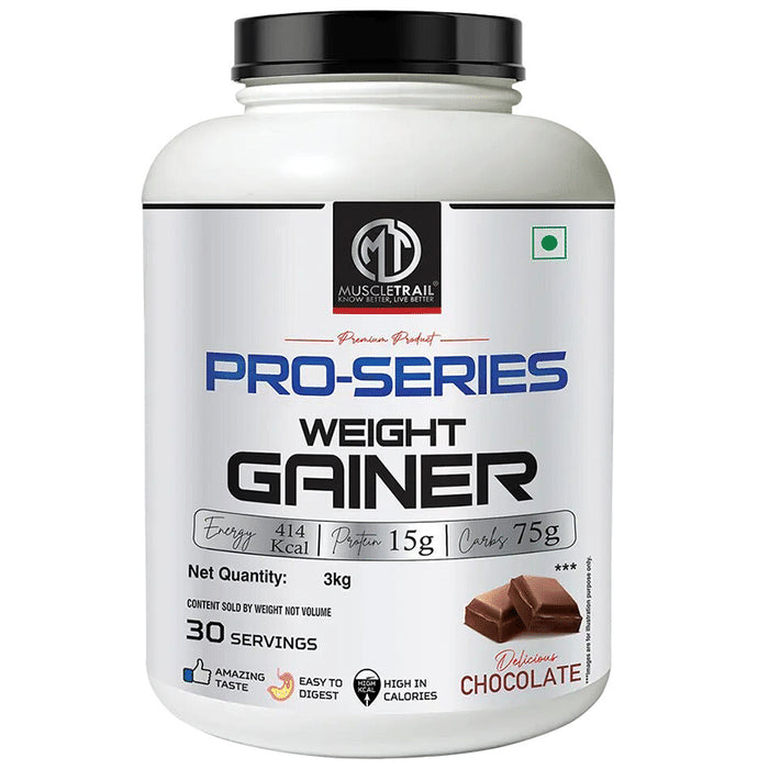 Muscle Trail Pro-Series Weight Gainer Delicious Chocolate - Classic Derma