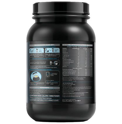MuscleBlaze 100% Micellar Casein Slow Release Protein Powder | For Muscle Support | Chocolate